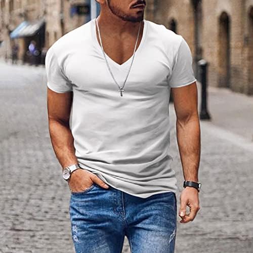 Bmısegm Yaz Erkek Casual Gömlek Erkek Pamuklu Gömlek Rahat Moda Düz Renk Kısa Kollu Yaka Paketi T Shirt