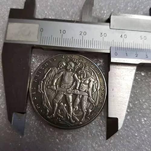 Antika El Sanatları 1944 Alman Hatıra paraları Eski Gümüş Dolar Gümüş Yuvarlak Yabancı Paralar Antika Koleksiyonu