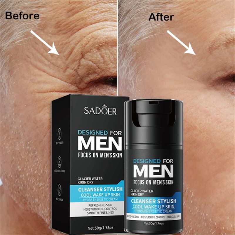 SKİNGE 50g erkek Kırışıklık Karşıtı Yüz Kremi Anti-Aging Solmaya İnce Çizgiler Yüz Kremi Kaldırma Sıkılaştırıcı Nemlendirici