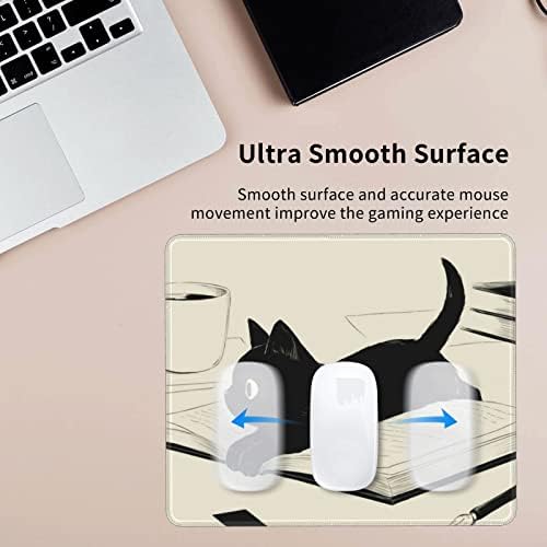 Sevimli Kedi Mouse Pad, Kaymaz Kauçuk Tabanlı Masa için Komik Küçük Mousepad, Bilgisayar Kablosuz Fare Ofis Dekor