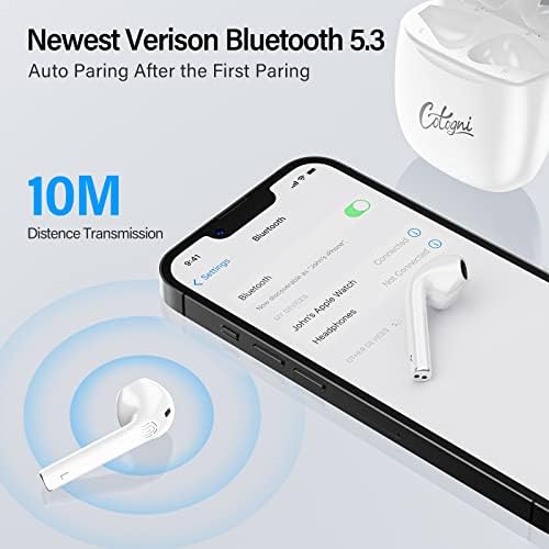 Cotognı kablosuz kulaklık Bluetooth 5.3 Gerçek kablosuz kulaklık Kulak Kulaklık 40Hrs Çalma Süresi Stereo Ses ile