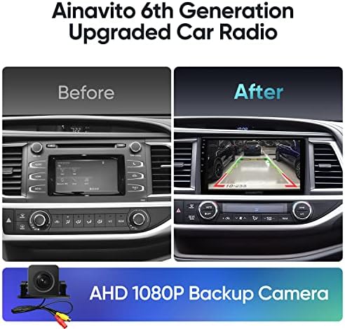 10.2 İnç (2G+32G) 5G WiFi 8 Çekirdekli 48EQ Airplay Araba Stereo Radyo Toyota Highlander 2014-2019 için Carplay Android